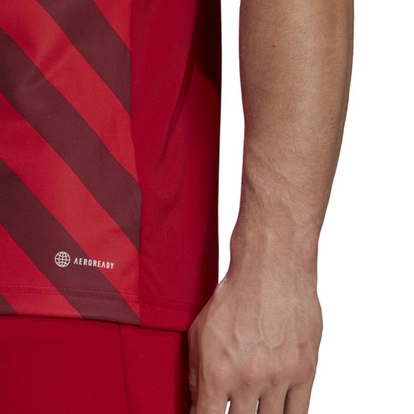 adidas Entrada 22 GFX Power Red/Shade Red Football Shirt